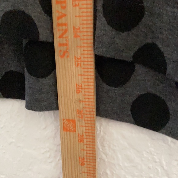 Coldwater Creek L 14 Gray Black Polka Dot Sweater Pullover Sweater Top - Picture 5 of 7